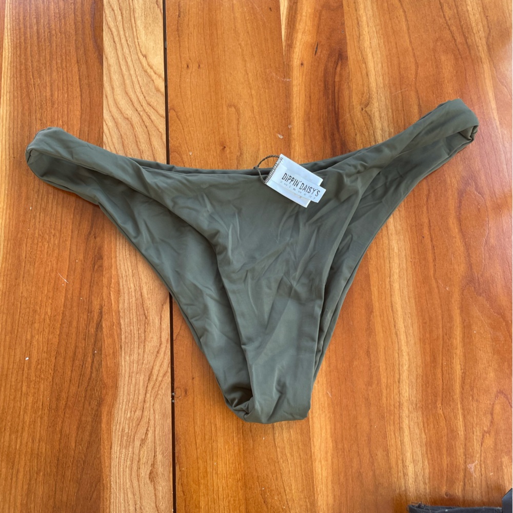 Olive Green Bikini Bottom
